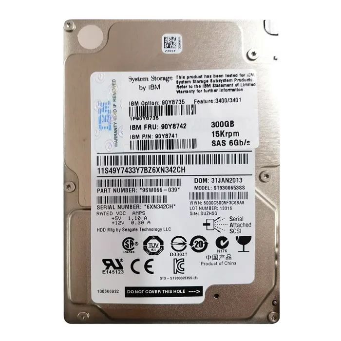 IBM 90Y8742 | 300GB 15000RPM SAS 6Gb/s 2.5-Inch Hard Drive Refurbished -  refurbished available on Gotodirect