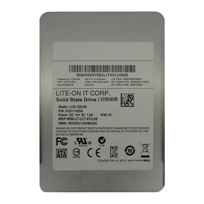 Lenovo 00KT002 | 128GB SATA 6Gb/s 2.5-Inch Solid State Drive for ThinkStation P300 Refurbished - Lenovo refurbished available on Gotodirect