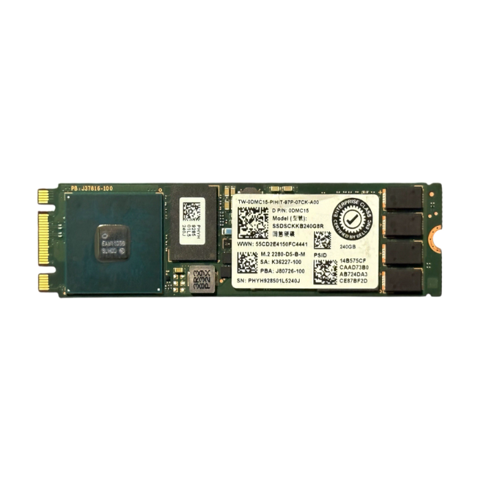Dell 0DMC15 | 240GB Triple-Level Cell SATA 6Gb/s Read Intensive M.2 Solid State Drive Refurbished - Dell refurbished available on Gotodirect