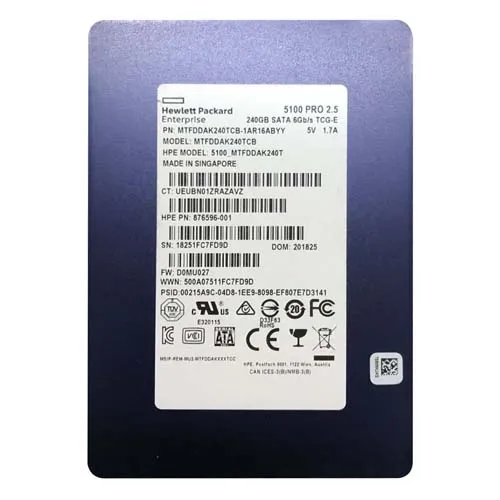 Buy Micron MTFDDAK240TCB | 5100 Pro 240GB Triple-Level Cell SATA 6Gb/s Mixed Use 512e 2.5-inch Solid State Drive Refurbished - $178.19 Micron MTFDDAK240TCB | 5100 Pro 240GB Triple-Level Cell SATA 6Gb/s Mixed Use 512e 2.5-inch Solid State Drive Refurbished - refurbished available on Gotodirect