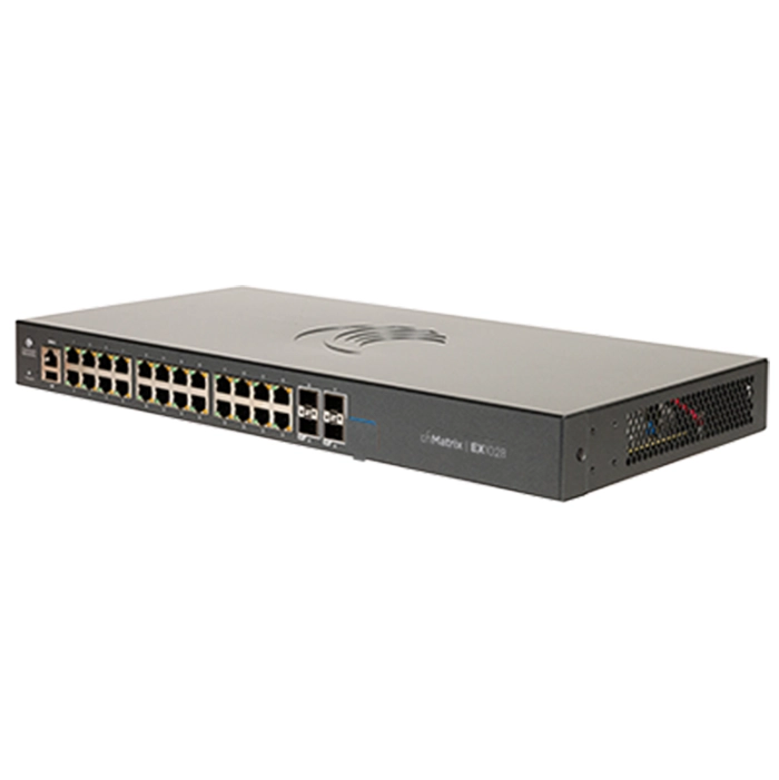 Cambium Networks MX-EX1028XXA-E | Intelligent 24-Ports 1GbE RJ-45 Copper with 4x 1GbE SFP Fiber Uplink Ports 1U Rack-mountable Network Switch Refurbished - Cambium Networks refurbished available on Gotodirect