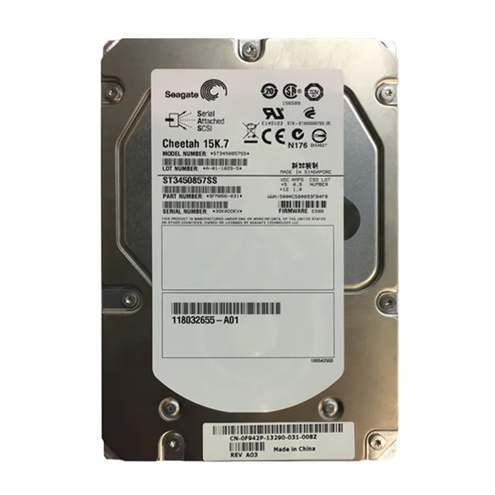 Dell F942P | 450GB 15000RPM SAS 6Gb/s 3.5-Inch Hard Drive Refurbished - Dell refurbished available on Gotodirect