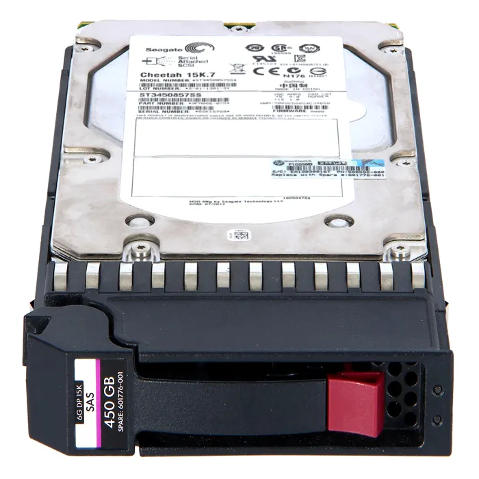 HP 601776-001 | 450GB 15000RPM SAS 6Gb/s Dual Port Hot Swappable 3.5-Inch Hard Drive Refurbished - Hewlett-Packard (ou HP en abrégé) refurbished available on Gotodirect