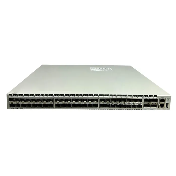 Arista DCS-7150S-64-CL-F | 7150 48x 1/10G SFP+ and 4x QSFP+ Switch High Precision Clock Front-to-rear Airflow 2x AC Power Supplies Refurbished - Arista Networks (as it's a well-known brand in the refurbished available on Gotodirect