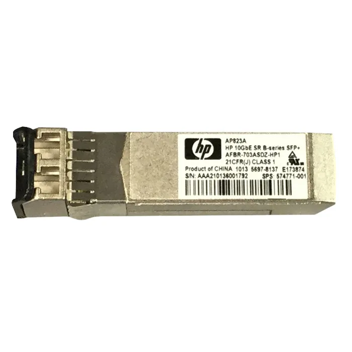 HP 574771-001 | B-Series 10Gb/s 10GBase-SW Multi-Mode Fibre 850nm 300m Duplex LC Connector SFP+ Transceiver Module Refurbished - Hewlett-Packard (ou HP en abrégé) refurbished available on Gotodirect