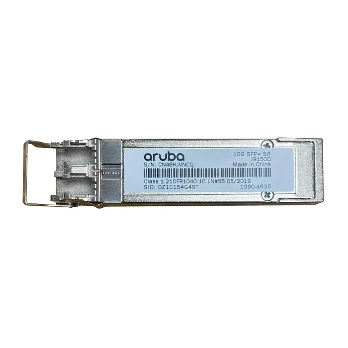 HP J9150D | Aruba X132 10Gb/s 10GBase-SR Multi-Mode Fibre 850nm 400m Duplex LC Connector SFP+ Transceiver Module Refurbished - Hewlett-Packard (ou HP en abrégé) refurbished available on Gotodirect