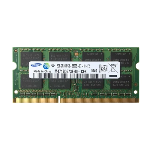Samsung M471B5673FH0-CF8 | 2GB DDR3-1066MHz PC3-8500 Non-ECC Unbuffered SODIMM CL7 2Rx8 1.5V 204-Pin Memory Module Refurbished - Samsung refurbished available on Gotodirect