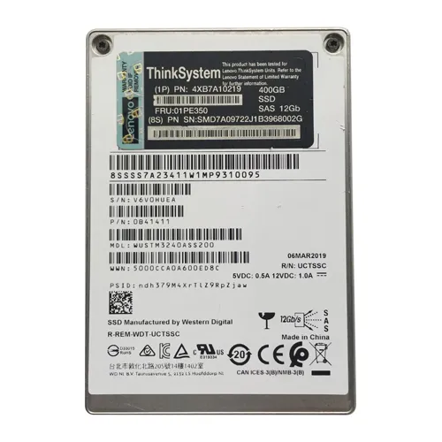 Buy Western Digital WUSTM3240ASS200 | Ultrastar DC SS530 Series 400GB Triple-Level-Cell SAS 12Gb/s 2.5-Inch Solid State Drive Refurbished - $1151.89 Western Digital WUSTM3240ASS200 | Ultrastar DC SS530 Series 400GB Triple-Level-Cell SAS 12Gb/s 2.5-Inch Solid State Drive Refurbished - Western Digital refurbished available on Gotodirect