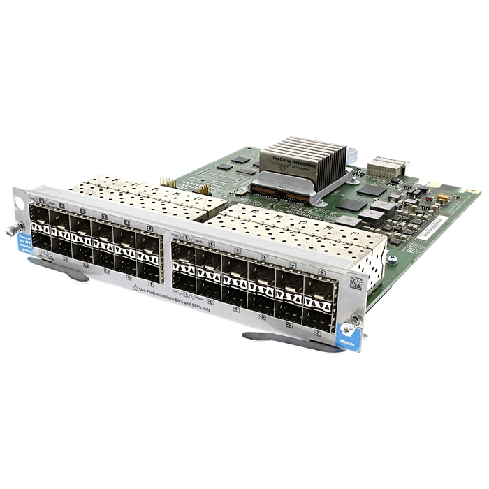 HP J8706-61201 | ProCurve 5400zl 24-Ports SFP (mini-GBIC) 1Gpbs 10/100/1000Base-T Gigabit Ethernet Expansion Module with 1x Expansion Slot Refurbished - Hewlett-Packard (ou HP en abrégé) refurbished available on Gotodirect