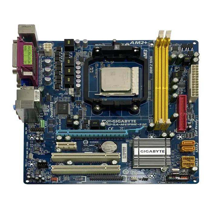 Gigabyte GA-M61PME-S2 | Socket AM2 Nvidia GeForce 6100/ nForce 430 Chipset AMD Phenom FX/ AMD Phenom X4/ AMD Phenom X3/ AMD Athlon X2/ AMD Athlon Refurbished - Gigabyte refurbished available on Gotodirect