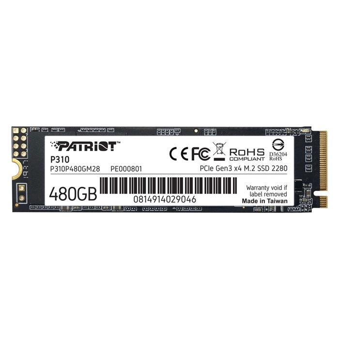 Buy Patriot P310P480GM28 | P310 480GB PCI Express NVMe 3.0 x4 M.2 2280 Solid State Drive Refurbished - $280.00 Patriot P310P480GM28 | P310 480GB PCI Express NVMe 3.0 x4 M.2 2280 Solid State Drive Refurbished - Patriot Memory refurbished available on Gotodirect
