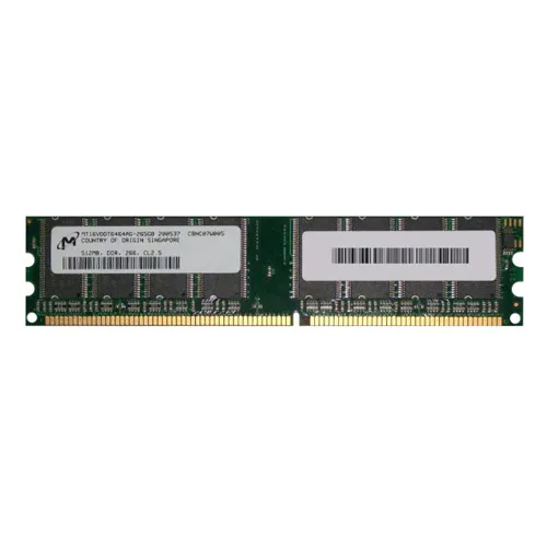 Micron MT16VDDT6464AG-265GB | 512MB DDR-266MHz PC-2100 Non-ECC Unbuffered UDIMM CL2.5 2Rx8 2.5V 184-Pin Memory Module Refurbished -  refurbished available on Gotodirect