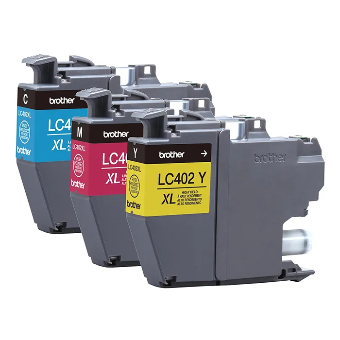 Brother LC402XL3PKS | High-yield Ink Color Yields Approx 1500 Pages Cyan/Magenta/Yellow for MFC-J5340DW/ J6540DW and J6940DW Inkjet Printers Refurbished - Brother refurbished available on Gotodirect