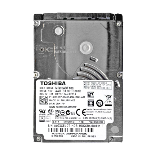 Dell 0RK1PP | 1TB 5400RPM SATA 6Gb/s 2.5-Inch Hard Drive for Latitude Notebooks Refurbished - Dell refurbished available on Gotodirect