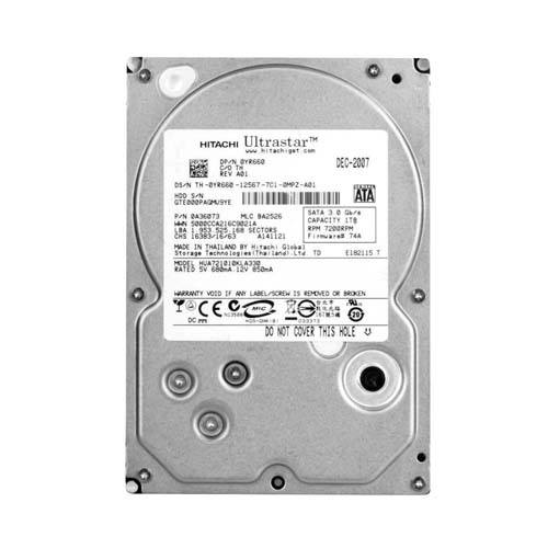 Dell 0YR660 | 1TB 7200RPM SATA 3Gb/s Hot-Pluggable 3.5-Inch Hard Drive for PowerEdge Servers Refurbished - Dell refurbished available on Gotodirect