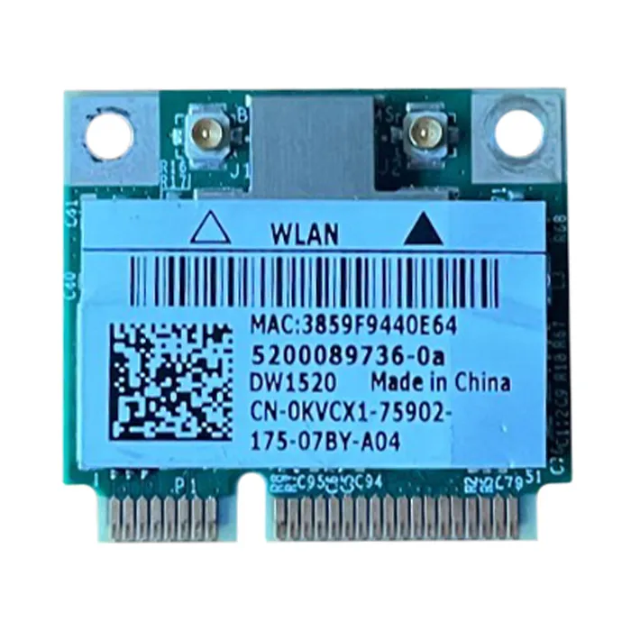 Dell 0KVCX1 | 802.11n Wireless Mini PCI-Express Card for Latitude E6410 Refurbished - Dell refurbished available on Gotodirect