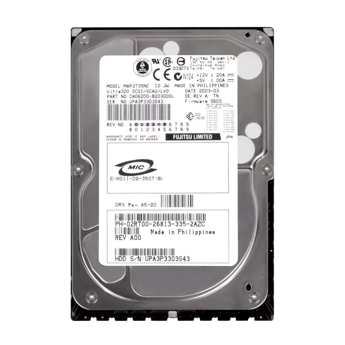 Dell 02R700 | 73GB 10000RPM Ultra320 SCSI 8MB Cache 80-Pin 3.5-Inch Hard Drive Refurbished - Dell refurbished available on Gotodirect