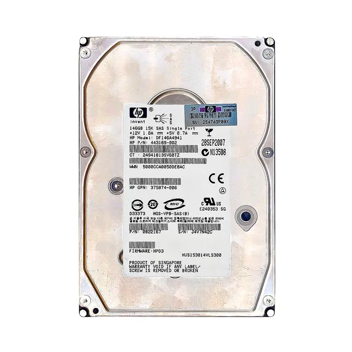 Hitachi 0B22167 | 146GB 15000RPM SAS 3Gb/s 16MB Cache Hot-Pluggable 3.5-inch Hard Drive Refurbished -  refurbished available on Gotodirect