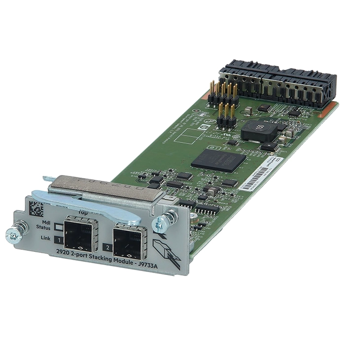 HP J9733-61001 | 2 x Ports Network Stacking Module for Aruba 2920-24G Switch Refurbished - Hewlett-Packard (ou HP en abrégé) refurbished available on Gotodirect