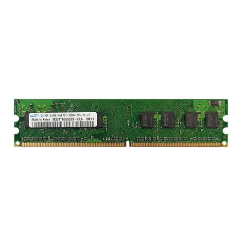 Samsung M378T6553GZS-CE6 | 512MB DDR2-667MHz PC2-5300 Non-ECC Unbuffered UDIMM CL5 1Rx8 1.8V 240-Pin Memory Module Refurbished - Samsung refurbished available on Gotodirect
