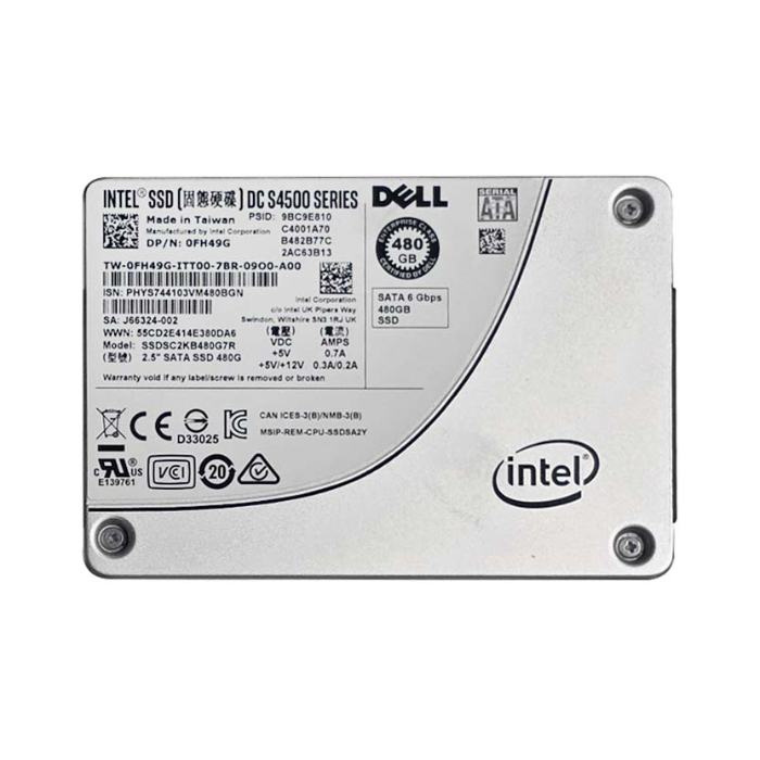 Intel SSDSC2KB480G7R | DC S4500 480GB Triple-Level Cell SATA 6Gb/s 2.5-Inch Solid State Drive Refurbished - Intel refurbished available on Gotodirect