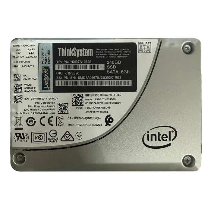Lenovo 4XB7A13625 | 240GB TLC SATA 6Gb/s Hot Swap 3.5-inch Internal Solid State Drive for ThinkSystem Refurbished - Lenovo refurbished available on Gotodirect