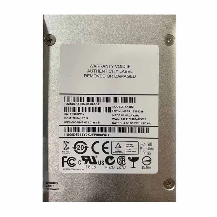 IBM 00D5331 | 800GB MLC SAS 6GB/s 2.5-Inch Internal Solid State Drive Refurbished -  refurbished available on Gotodirect