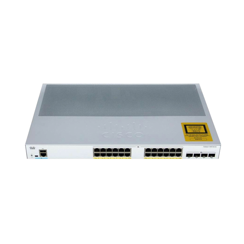 Cisco C1000-24FP-4G-L-RF | Catalyst 1000 Series C1000-24FP-4G 24 x RJ-45 Ports PoE+ 10/100/1000Base-T + 4 x SFP Uplink Ports Layer 2 Managed Rack-mountable Gigabit Ethernet Network Switch Refurbished - Cisco Systems Inc. refurbished available on Gotodirect