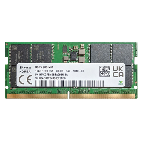 Hynix HMCG78MEBSA092NBA | 16GB DDR5-4800MHz PC5-38400 Non-ECC Unbuffered SODIMM CL40 1Rx8 1.1V 262-Pin Memory Module Refurbished -  refurbished available on Gotodirect
