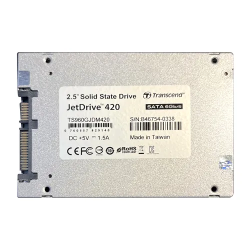 Transcend TS960GJDM420 | JetDrive 420 960GB Multi-Level Cell SATA 6Gb/s 2.5-Inch Solid State Drive Refurbished -  refurbished available on Gotodirect