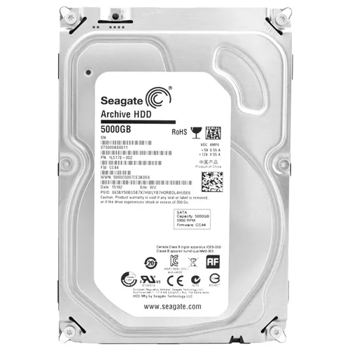 Seagate ST5000AS0011 | 5TB 5900RPM SATA 6Gb/s 128MB Cache 4Kn 3.5-Inch Enterprise Hard Drive Refurbished - Seagate refurbished available on Gotodirect