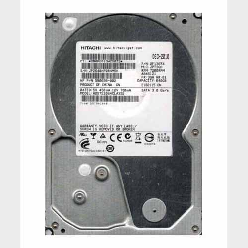 HP 590656-002 | 640GB 7200RPM SATA 3Gb/s 3.5-Inch Hard Drive Refurbished - Hewlett-Packard (ou HP en abrégé) refurbished available on Gotodirect