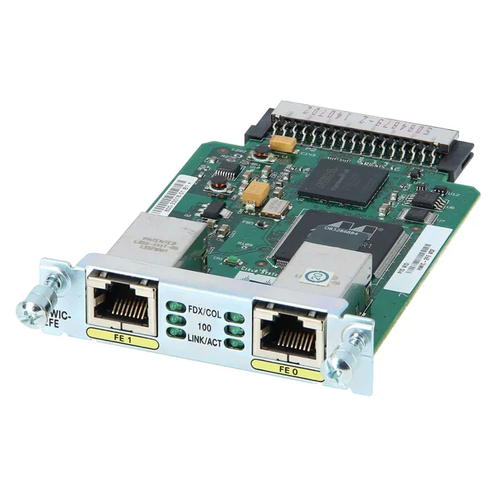 Buy Cisco HWIC-2FE | 2-Port Fast Ethernet High Speed WIC Card for Integrated Services Router Refurbished - $385.00 Cisco HWIC-2FE | 2-Port Fast Ethernet High Speed WIC Card for Integrated Services Router Refurbished - Cisco Systems Inc. refurbished available on Gotodirect