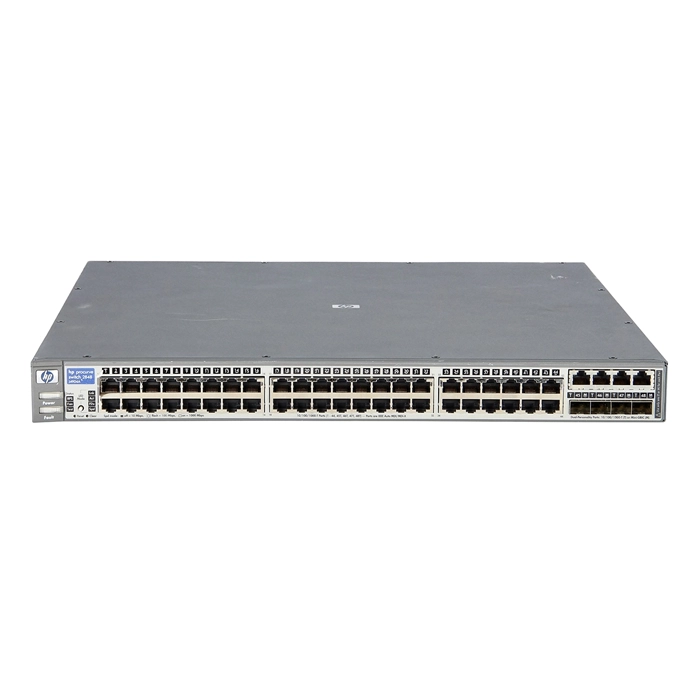 HP J4904-61101 | ProCurve 2800 Series 2848 44 x 10/100/1000Base-T RJ-45 and 4 x Combo RJ-45/SFP (mini-GBIC) GE Ports Layer 3 Managed Gigabit Ethernet Network Switch Refurbished - Hewlett-Packard (ou HP en abrégé) refurbished available on Gotodirect
