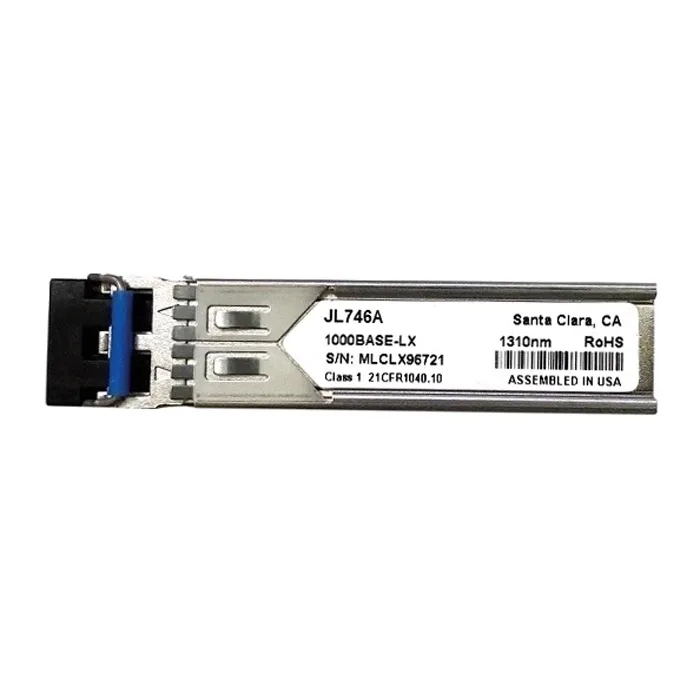 HP JL746A | Aruba 1Gb/s 1000Base-LX Single-Mode Fibre 1310nm 10km LC Connector SFP (mini-GBIC) Transceiver Module Refurbished - Hewlett-Packard (ou HP en abrégé) refurbished available on Gotodirect