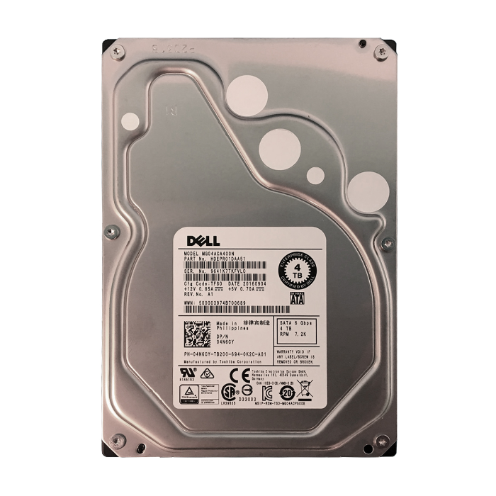 Toshiba MG04ACA400N | Enterprise Capacity MG04 Series 4TB 7200RPM SATA 6GB/s 128MB Cache 3.5-Inch Nearline Hard Drive Refurbished - Toshiba refurbished available on Gotodirect