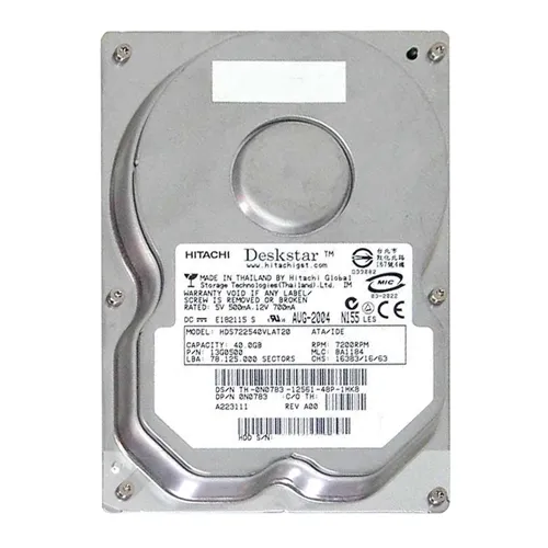 Dell N0783 | 40GB 7200RPM ATA-100 2MB Cache 3.5-Inch Hard Drive Refurbished - Dell refurbished available on Gotodirect