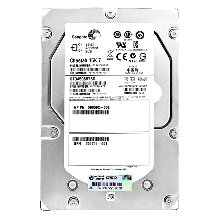 HP 586592-002 | 450GB 15000RPM SAS 6Gb/s 16MB Cache 3.5-Inch Hard Drive for SAN Storage Array Refurbished - Hewlett-Packard (ou HP en abrégé) refurbished available on Gotodirect
