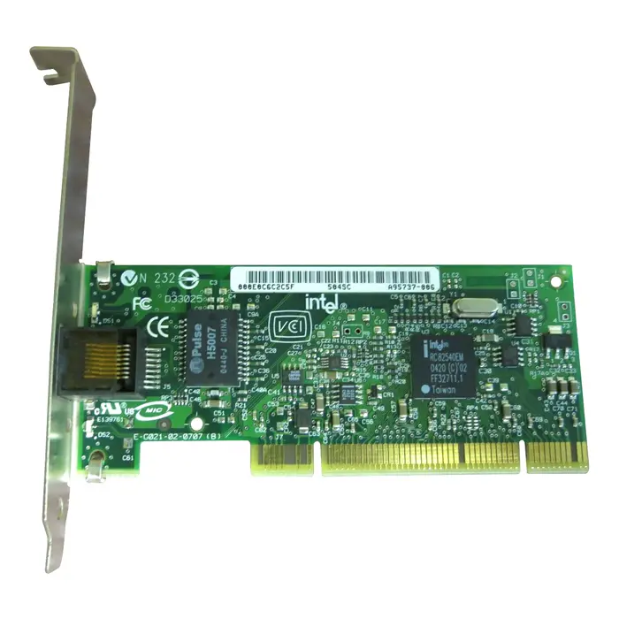 Intel A95737-006 | PRO/1000 MT Single-Port RJ-45 1Gb/s 10Base-T/100Base-TX/1000Base-T Gigabit Ethernet PCI Desktop Network Adapter Refurbished - Intel refurbished available on Gotodirect