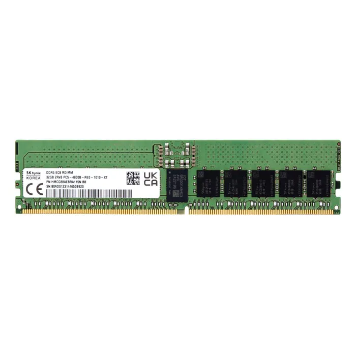 Hynix HMCG88AEBRA115N | 32GB DDR5-4800MHz PC5-38400 ECC Registered RDIMM CL40 2Rx4 1.1V 288-Pin Memory Module Refurbished -  refurbished available on Gotodirect