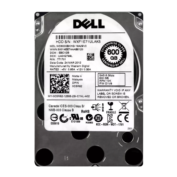 Western Digital WD6000BKHG-18A29V0 | S25 600GB 10000RPM SAS 6Gb/s 32MB Cache (CE) 2.5-Inch Hard Drive Refurbished - Western Digital refurbished available on Gotodirect