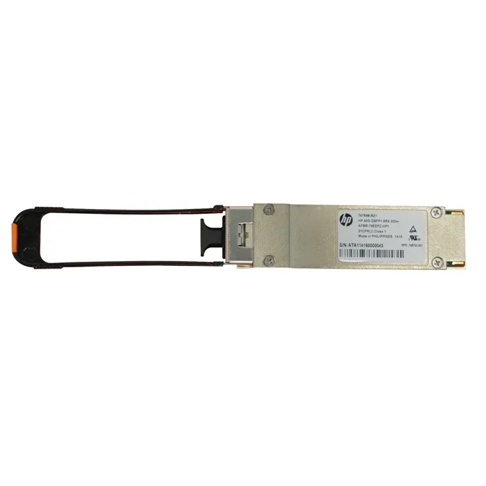 HP 748742-001 | 40Gb/s 40GBase-SR4 Multi-Mode Fibre 850nm 300m Fibre Channel MPO Connector QSFP+ Transceiver Module for BladeSystem C-Class Refurbished - Hewlett-Packard (ou HP en abrégé) refurbished available on Gotodirect