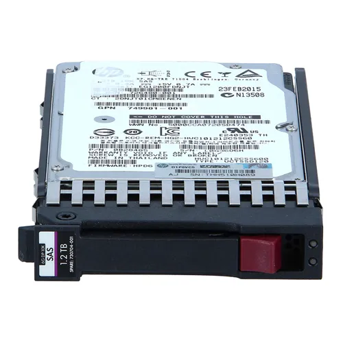 HP 730704-001 | 1.2TB 10000RPM SAS 6Gb/s Hot-Pluggable Dual Port SFF 2.5-inch Enterprise Hard Drive for MSA/MSA2 Storage Array Refurbished - Hewlett-Packard (ou HP en abrégé) refurbished available on Gotodirect