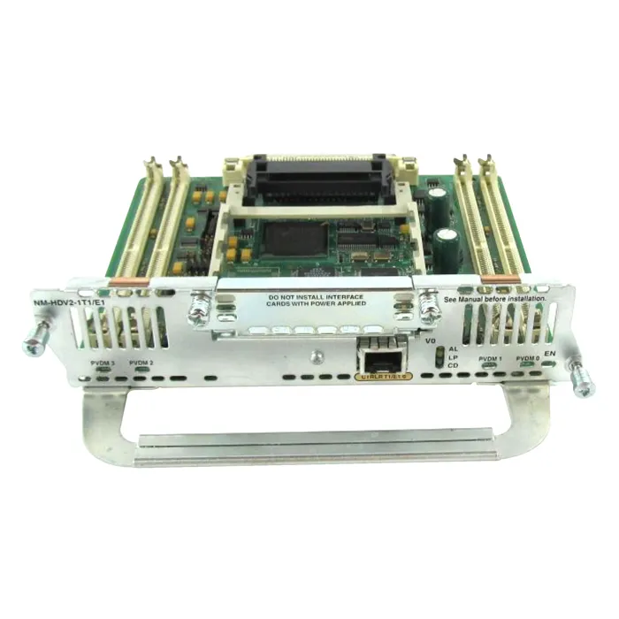 Cisco NM-HDV2-1T1-E1 | 1 x Port T1/E1 1 x VIC/VWIC WAN IP Communications High-Density Digital Voice/Fax Network Module Refurbished - Cisco Systems Inc. refurbished available on Gotodirect