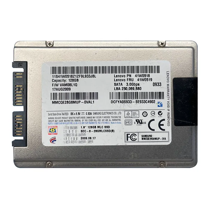 Lenovo 41W0518 | 128GB Multi-Level Cell SATA 3Gb/s Micro 1.8-Inch Solid State Drive Refurbished - Lenovo refurbished available on Gotodirect