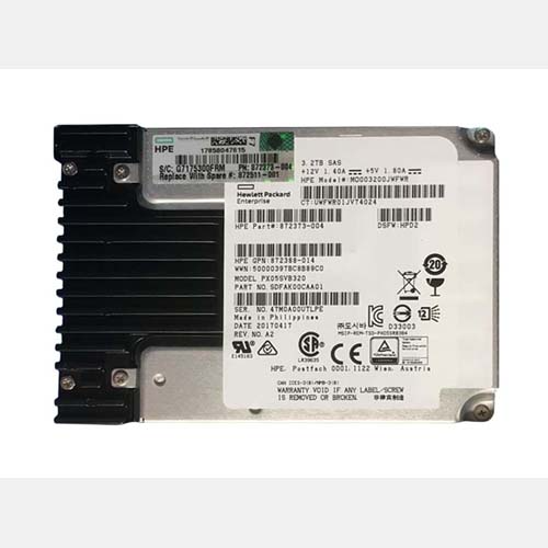 HP 872511-001 | 3.2TB Multi-Level Cell SAS 12Gb/s Hot Swappable Mixed Use SFF 2.5-Inch Solid State Drive for ProLiant DL380 Gen10 Refurbished - Hewlett-Packard (ou HP en abrégé) refurbished available on Gotodirect