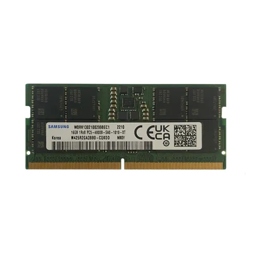 Samsung M425R2GA3BB0-CQK0D | 16GB DDR5-4800MHz PC5-38400 Non-ECC Unbuffered SODIMM CL40 1Rx8 1.1V 262-Pin Memory Module Refurbished - Samsung refurbished available on Gotodirect