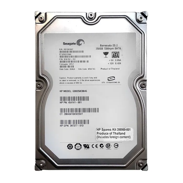 Seagate ST3250310NS | BarraCuda ES.2 Series 250GB 7200RPM SATA 3Gb/s 32MB Cache (CE) 3.5-Inch Hard Drive Refurbished - Seagate refurbished available on Gotodirect