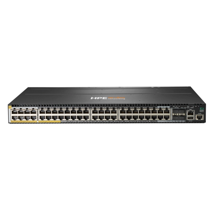 HP R0M67-61001 | Aruba 2930M Series 2930M-40G-8-PoE 36 x 1000Base-T RJ-45 PoE and 4 x 1GbE RJ-45 PoE/SFP Combo + 8 x 10GbE RJ-45 PoE Ports + 1 x Stacking + 1 x Uplink Module Slot L3 Managed Gigabit Network Switch Refurbished - Hewlett-Packard (ou HP en abrégé) refurbished available on Gotodirect