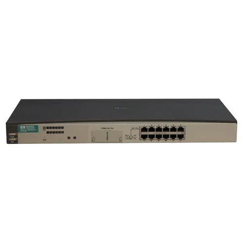 HP J3300A#ABA | ProCurve 12 x Ports 10Base-T 1 x Port Transceiver Slot Ethernet Hub Refurbished - Hewlett-Packard (ou HP en abrégé) refurbished available on Gotodirect